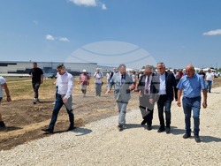 Шумен - символична първа копка - кръгово кръстовище