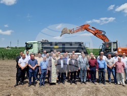 Шумен - символична първа копка - кръгово кръстовище