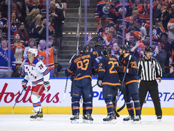 Rangers Oilers Hockey