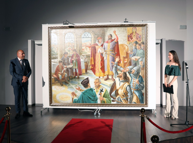 „1331 г. – България ни чака!“ – нова картина оживя в Ловеч