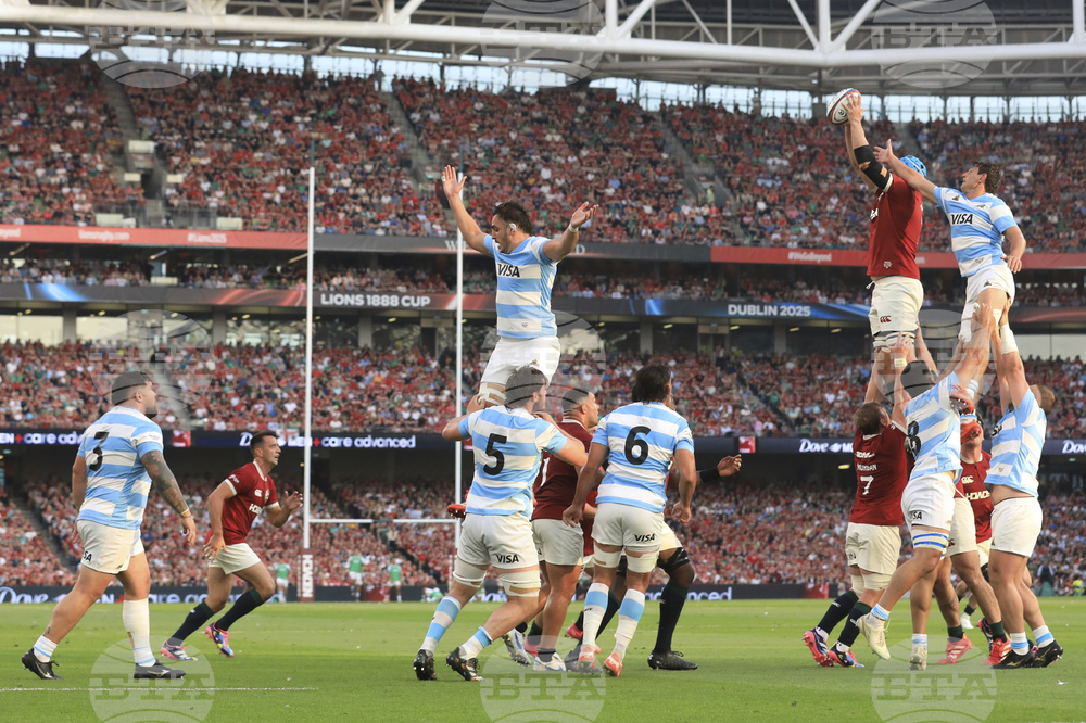 APTOPIX Ireland Rugby Lions Argentina
