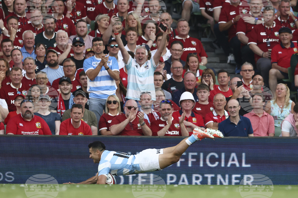 APTOPIX Ireland Rugby Lions Argentina