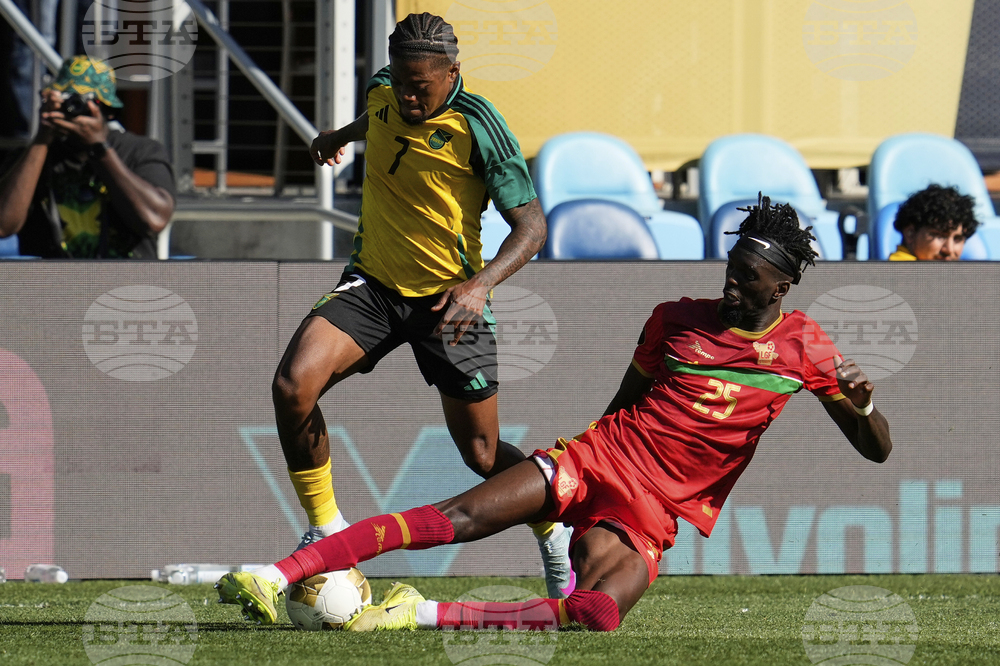 Gold Cup Jamaica Guadeloupe Soccer