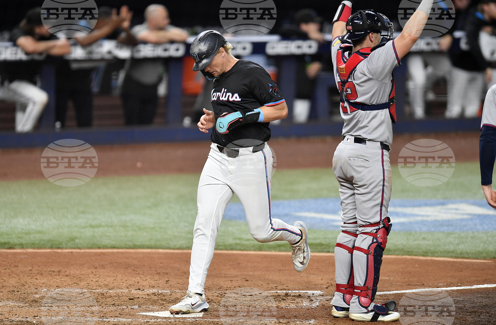 Braves Marlins Baseball
