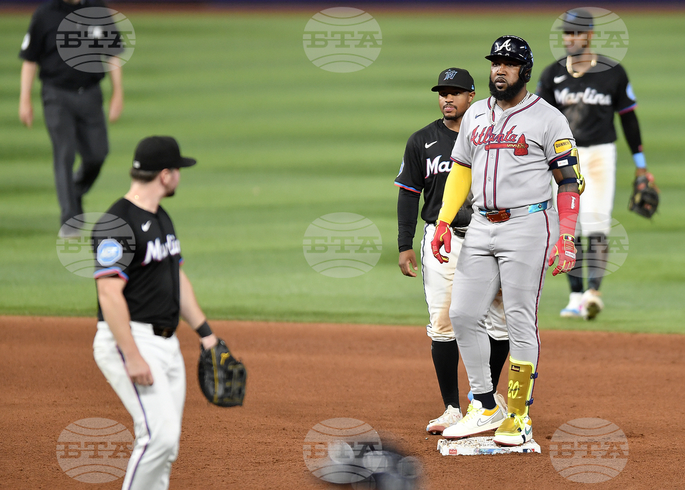 Braves Marlins Baseball