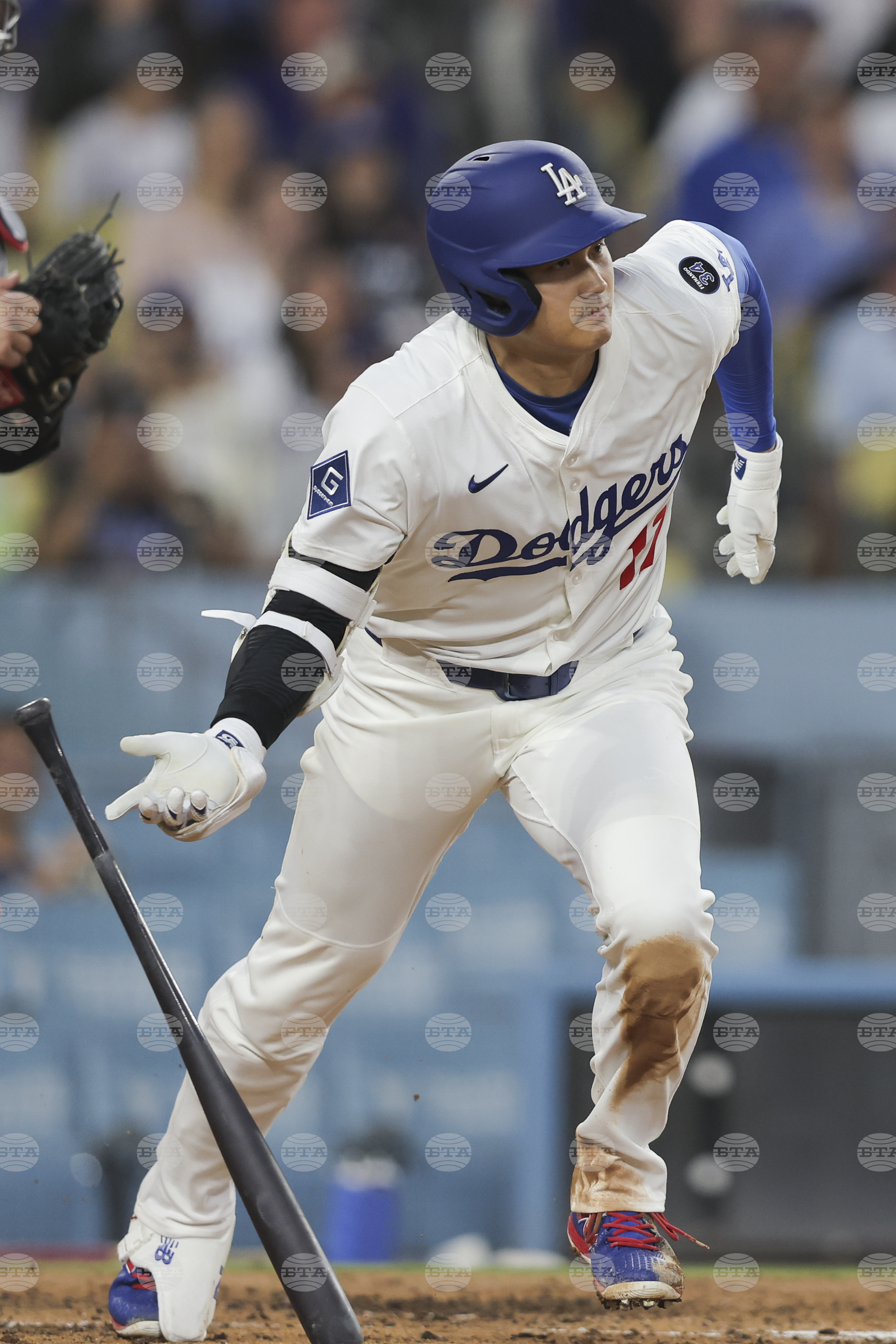Nationals Dodgers Baseball