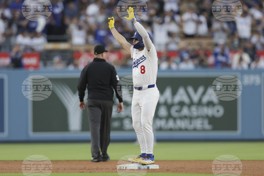 Nationals Dodgers Baseball