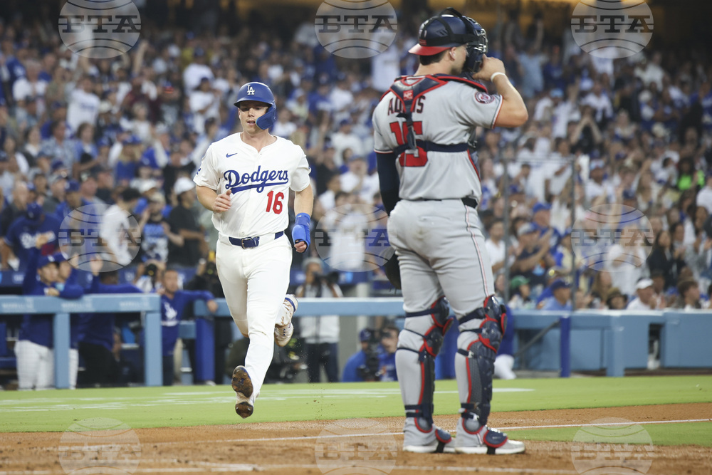 Nationals Dodgers Baseball