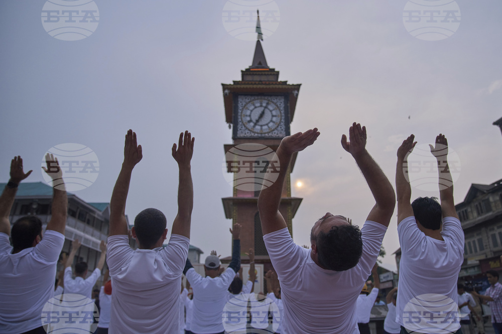 India Kashmir International Yoga Day