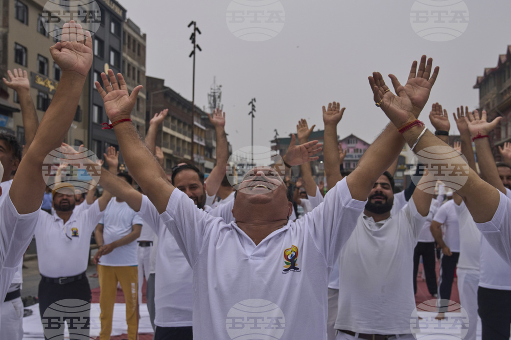 India Kashmir International Yoga Day