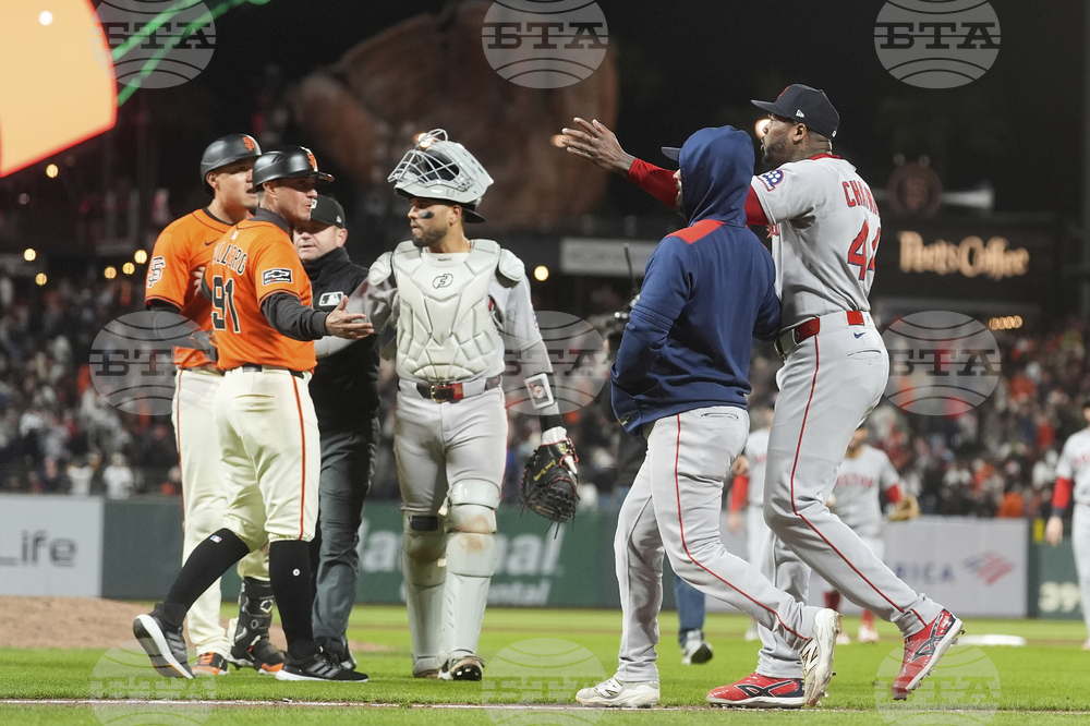 Red Sox Giants Baseball