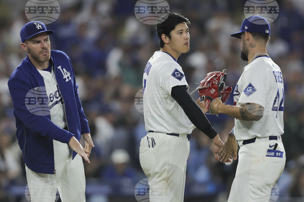 Nationals Dodgers Baseball