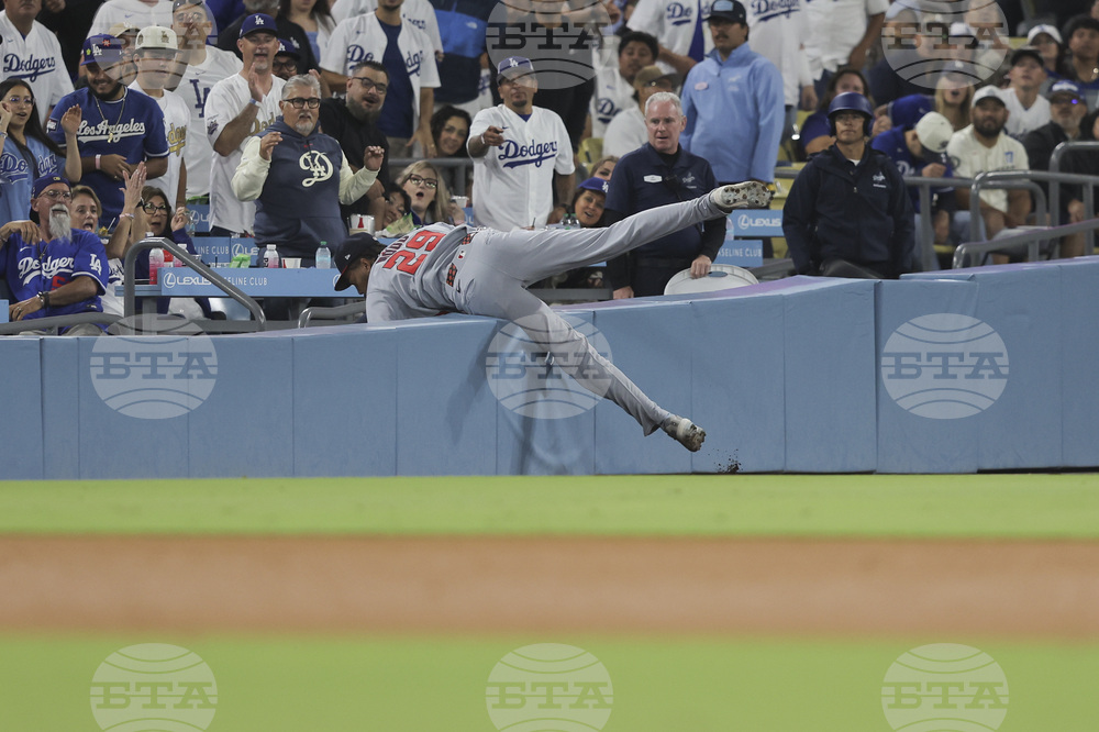 Nationals Dodgers Baseball