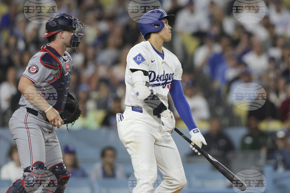 Nationals Dodgers Baseball