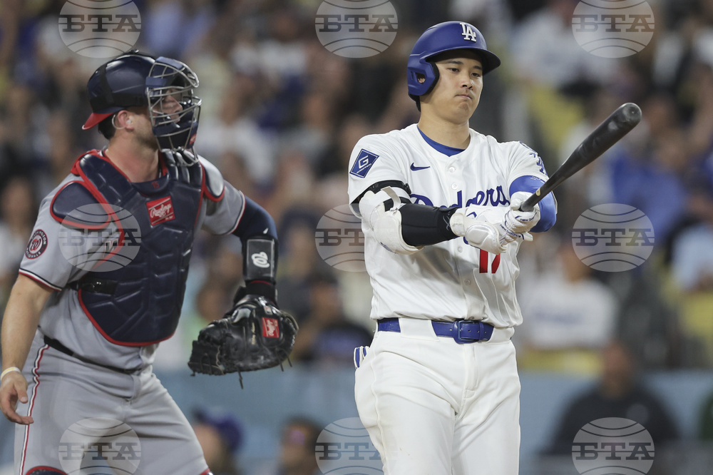 Nationals Dodgers Baseball