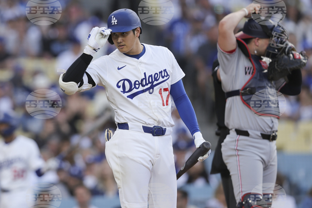 Nationals Dodgers Baseball