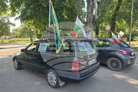 Видин - протест за запазване на българския лев - автошествие