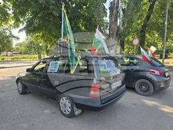 Видин - протест за запазване на българския лев - автошествие