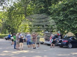 Видин - протест за запазване на българския лев - автошествие