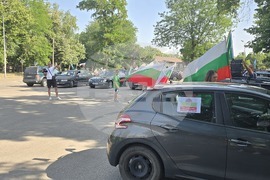 Видин - протест за запазване на българския лев - автошествие