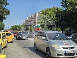 Видин - протест за запазване на българския лев - автошествие