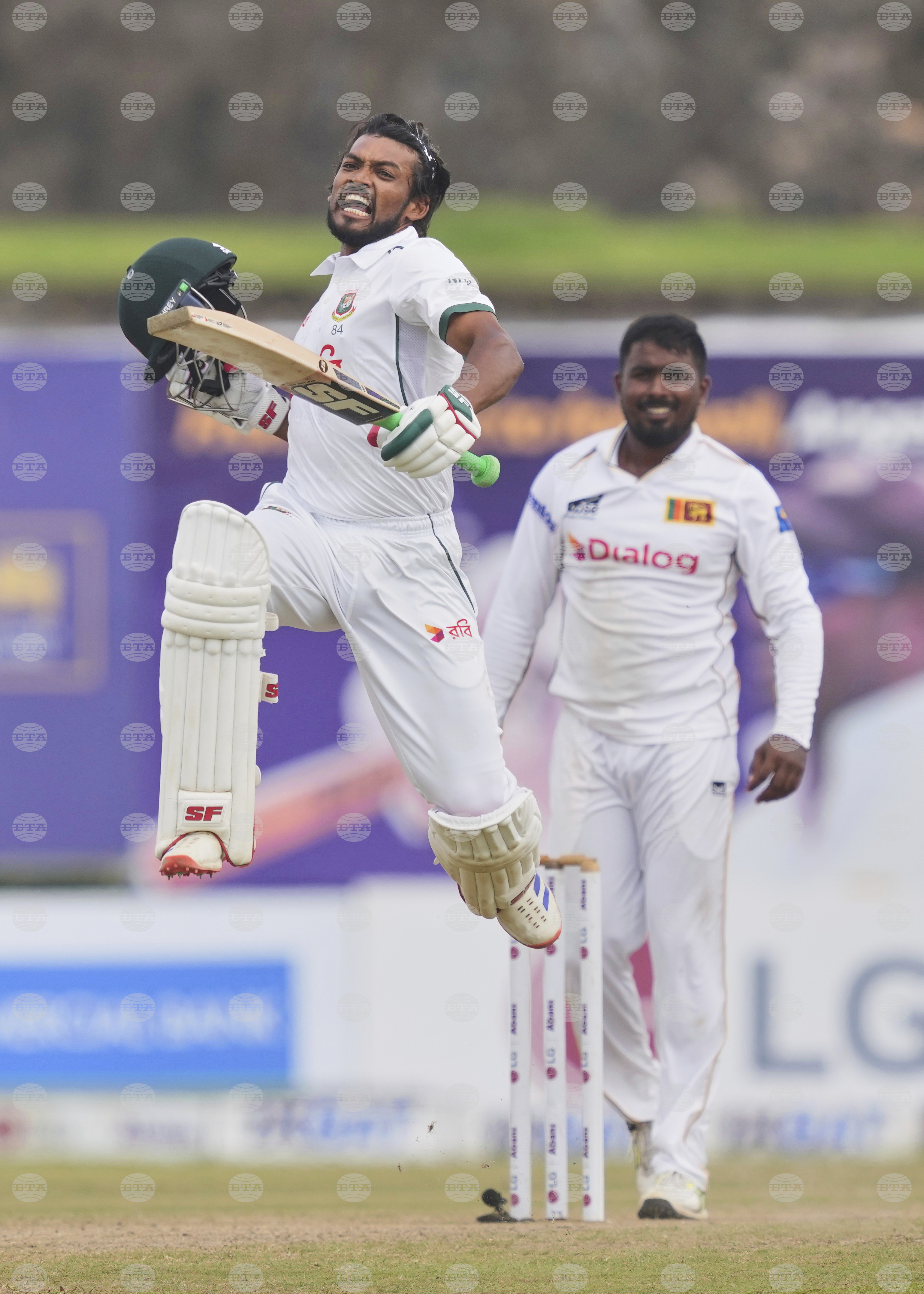 APTOPIX Sri Lanka Bangladesh Cricket