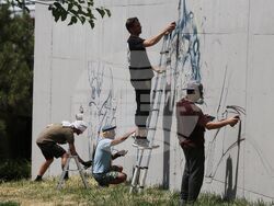 Турция - Анкара - улично изкуство - графити