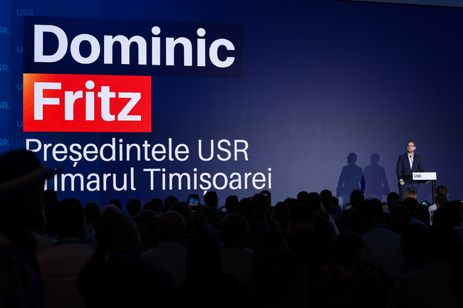 Доминик Фриц е новият лидер на дясноцентристката партия "Съюз за спасение на Румъния", потвърди днес партиен конгрес