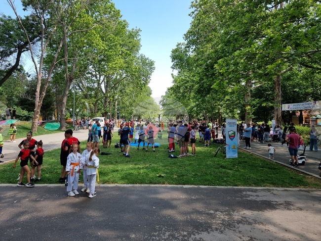 "Спорт и изкуство - път към независимости" събра близо 800 ученици и родители в Парка на младежта в Русе