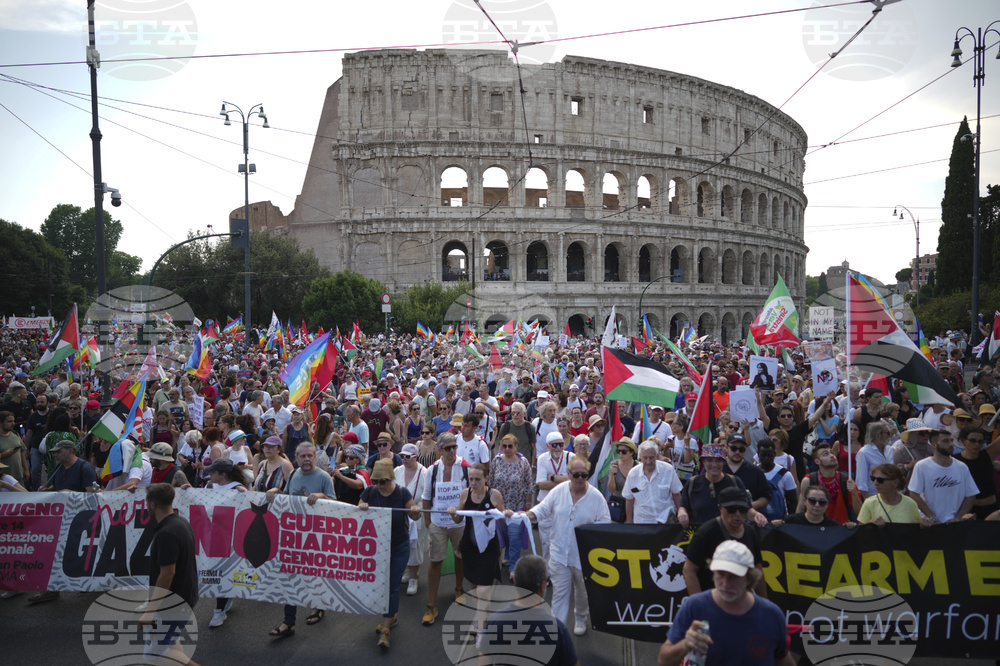 APTOPIX Italy Protest
