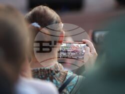 Несебър - Румен Радев - Фолклорен танцов ансамбъл "Отец Паисий" - Почетен знак