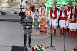 Несебър - Румен Радев - Фолклорен танцов ансамбъл "Отец Паисий" - Почетен знак