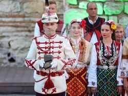 Несебър - Румен Радев - Фолклорен танцов ансамбъл "Отец Паисий" - Почетен знак