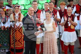 Несебър - Румен Радев - Фолклорен танцов ансамбъл "Отец Паисий" - Почетен знак