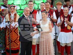 Несебър - Румен Радев - Фолклорен танцов ансамбъл "Отец Паисий" - Почетен знак