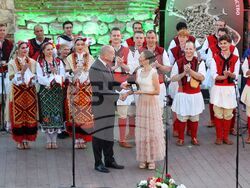Несебър - Румен Радев - Фолклорен танцов ансамбъл "Отец Паисий" - Почетен знак