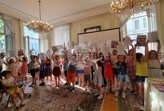 Великобритания - Посолство на България - Международен конкурс по четене на български език - награждаване