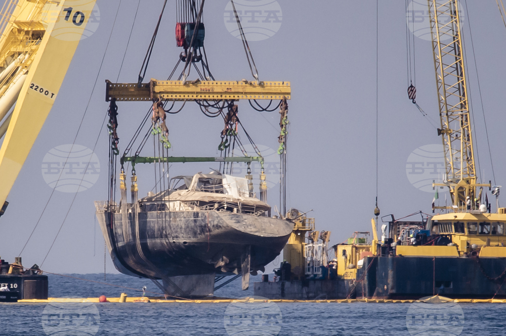 APTOPIX Italy Britain Superyacht