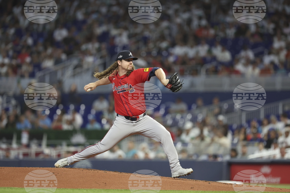 Braves Marlins Baseball