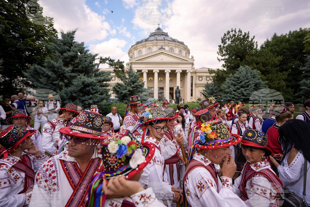 APTOPIX Romania National Outfits Parade