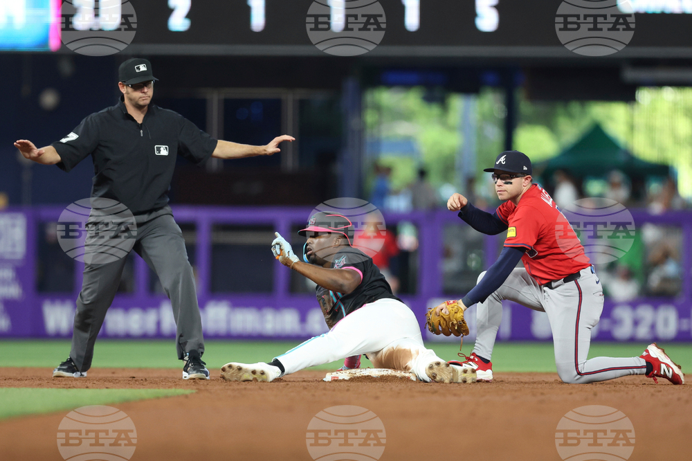 Braves Marlins Baseball