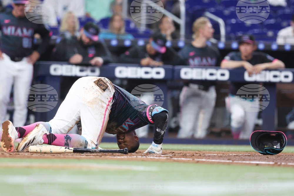 Braves Marlins Baseball