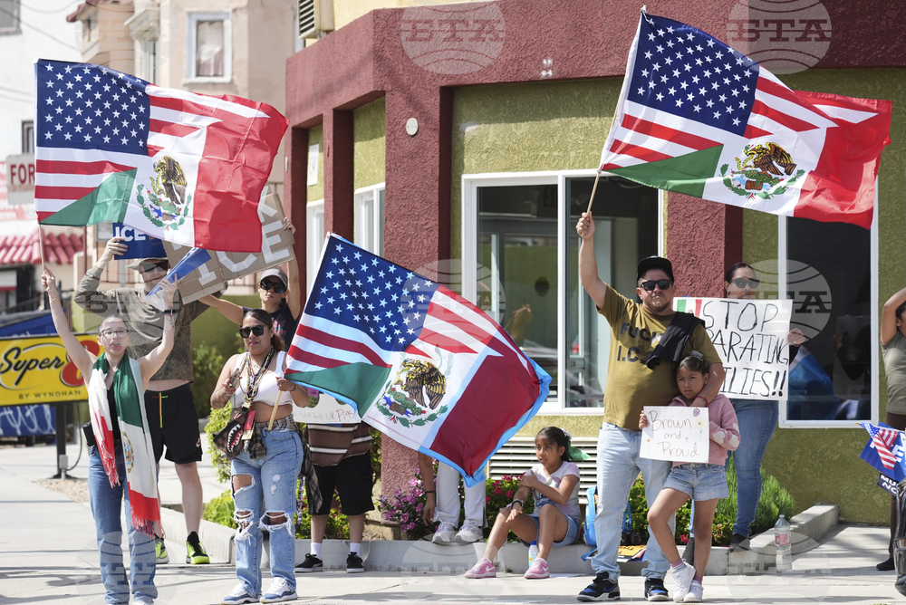 Immigration Protests Los Angeles