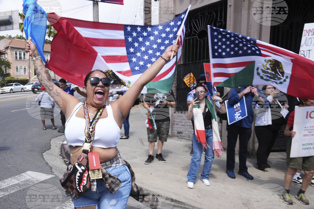 Immigration Protests Los Angeles