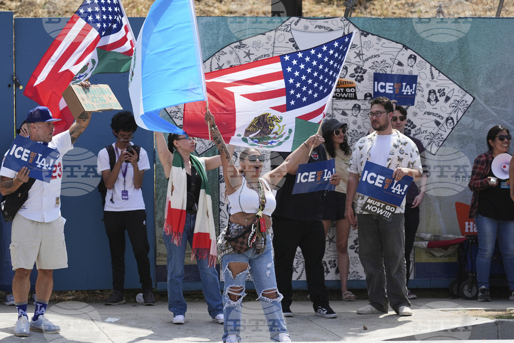 Immigration Protests Los Angeles