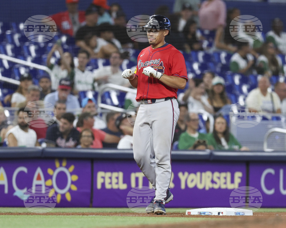 Braves Marlins Baseball