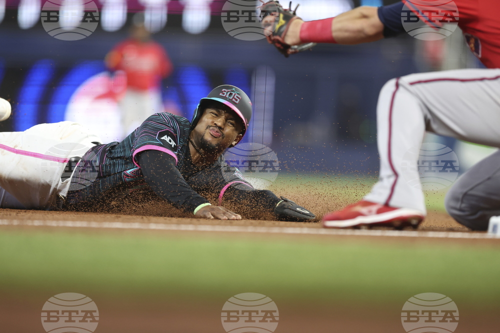 Braves Marlins Baseball
