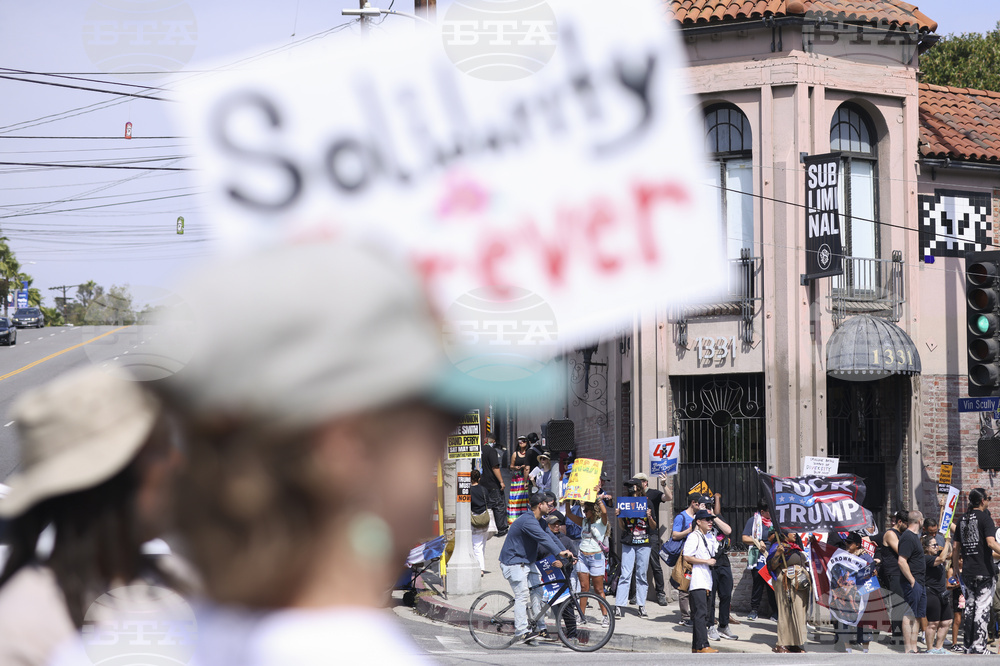 Immigration Protests Los Angeles