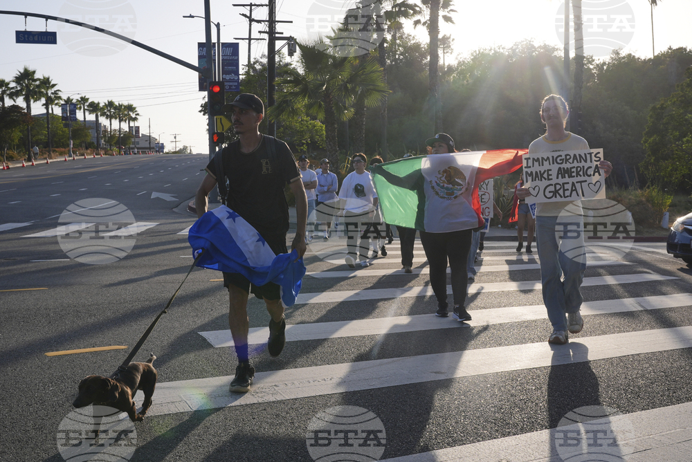 Immigration Protests Los Angeles