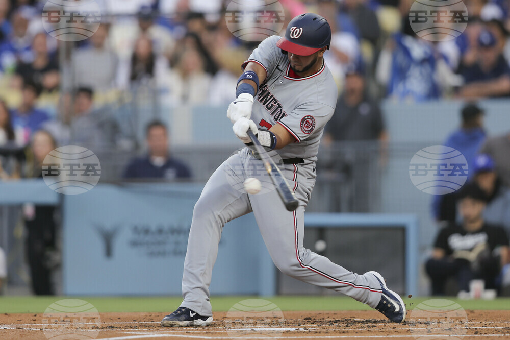 Nationals Dodgers Baseball